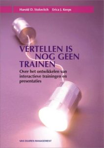 Vertellen is nog geen trainen.Relevante literatuur voor het trainingsvak. Goedvolk in training